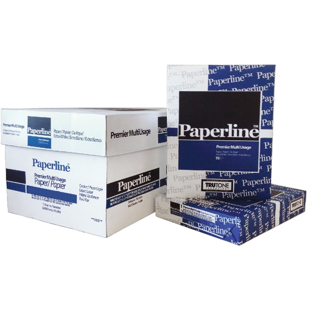 Paperline 30% Recycled 20lb 92 Bright Paper 8.5x14 (5000 Sheets)